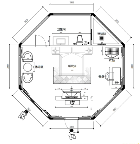 八边形帐篷（花筑别苑/云上小筑）